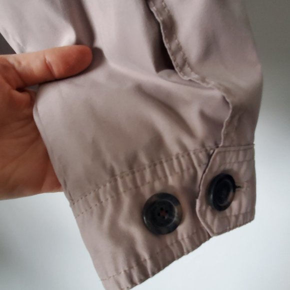 LONDON FOG Men's Light Jacket Zip Up Button Cuffs Pockets Sporty Windbreaker M - Picture 6 of 10